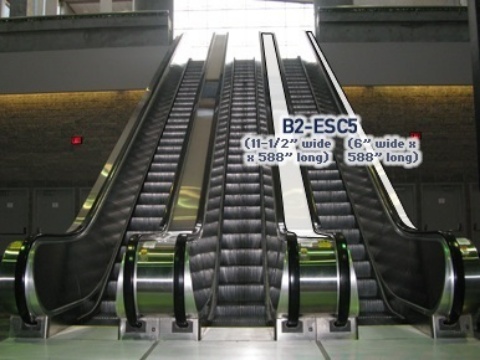 Picture of Escalator Cling B2-ESC5 Wide and narrow rails