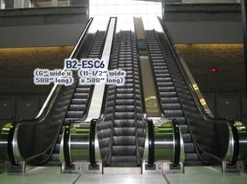 Picture of Escalator Cling B2-ESC6 Wide and narrow rails