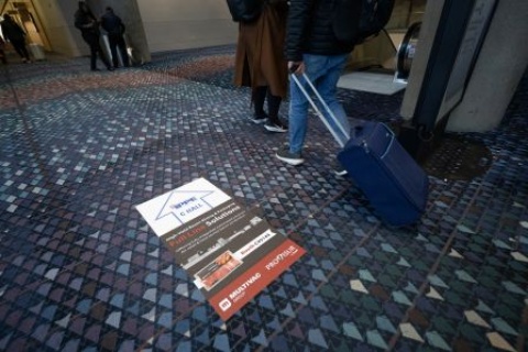Picture of IPPE Directional Floor Message Arrows - B - Hall