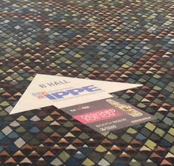 Picture of IPPE Directional Floor Message Arrows - C - Hall